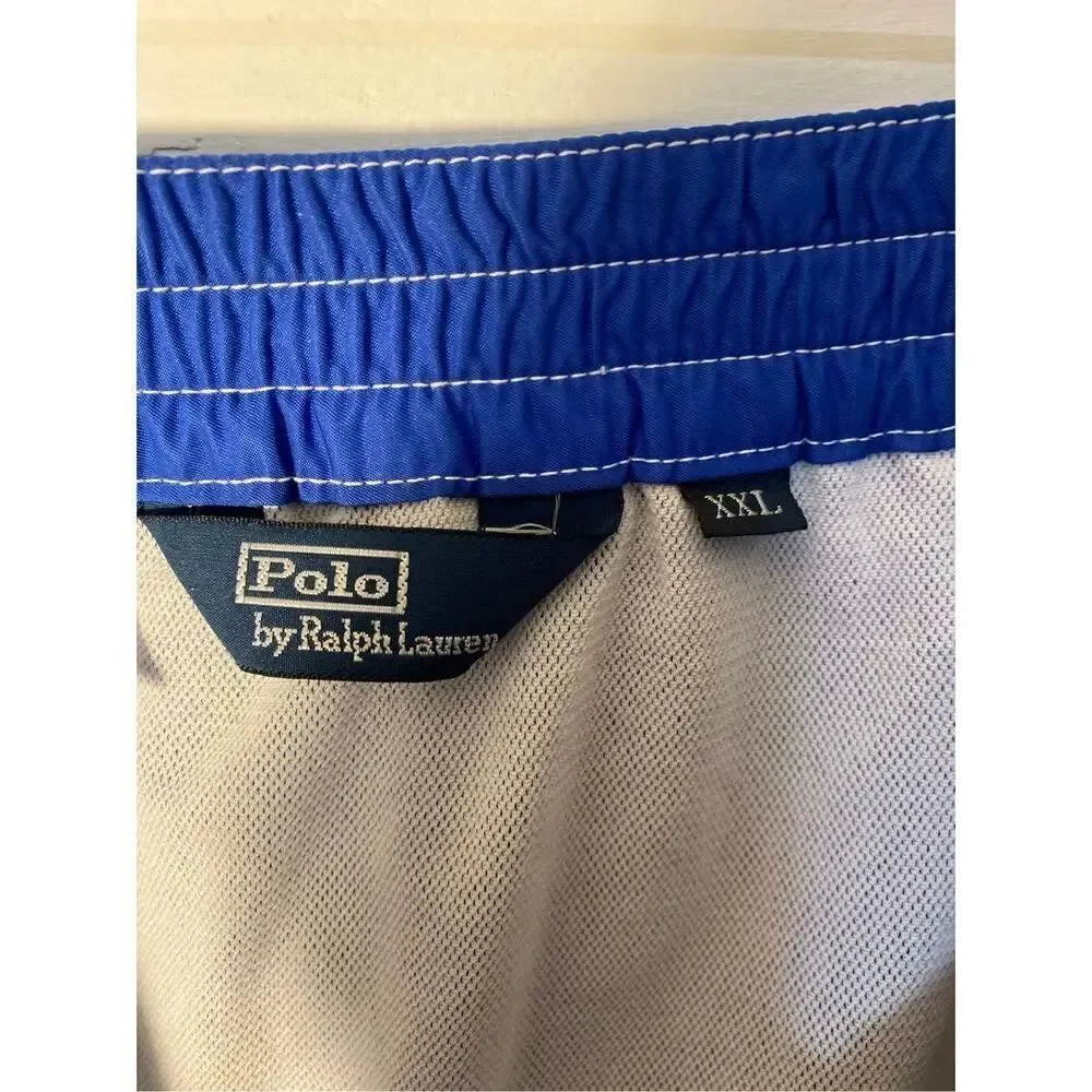 Ralph Lauren men’s swim trunks large pony blue board shorts XXL